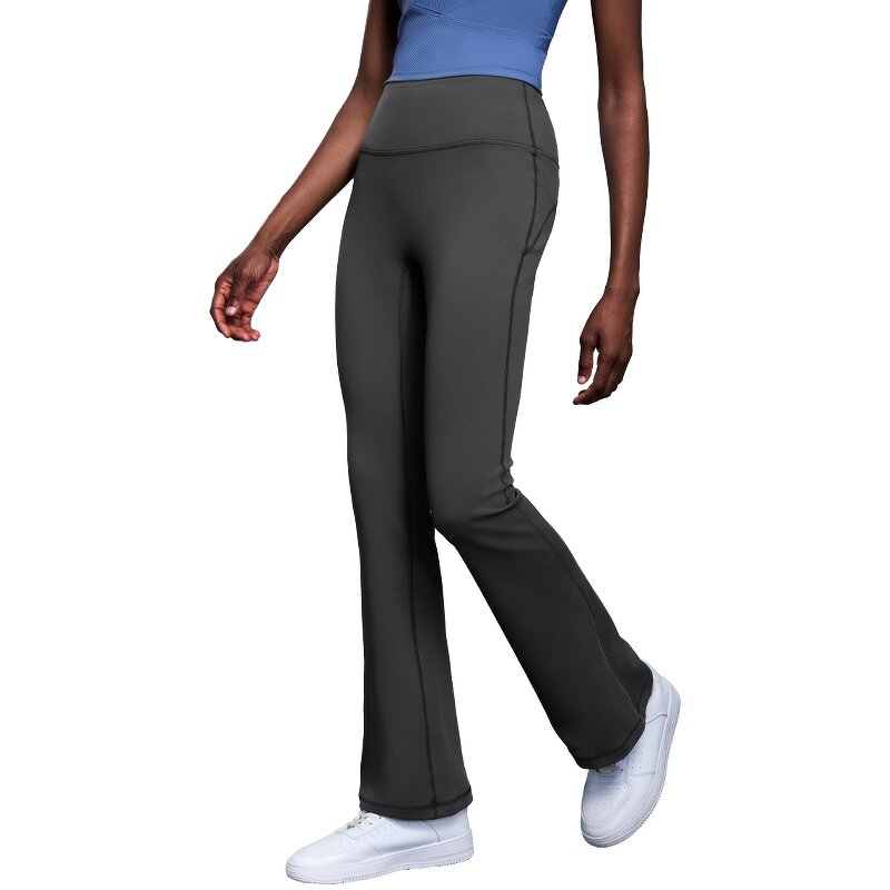 Fleece Lined Leggings Manufacturer - Warm Winter High Waist Thick Thermal Flared