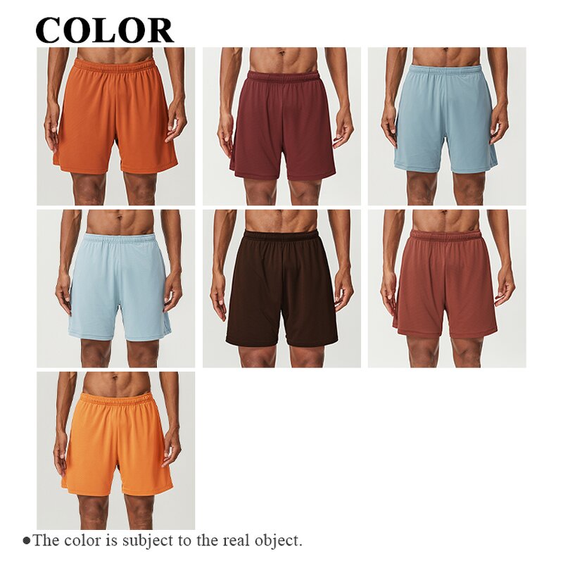 Mesh Sweatpants Manufacturer - Breathable Solid Color Quick Dry Gym Basketball Shorts