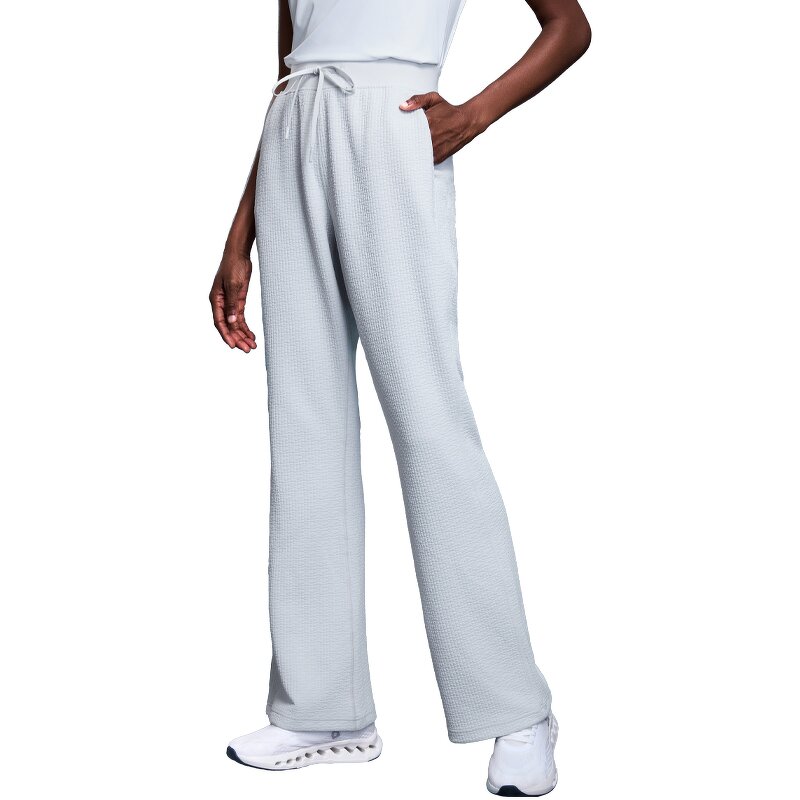 Loose Sportswear Pants Supplier - High Waist Drawstring With Pockets Soft Yoga