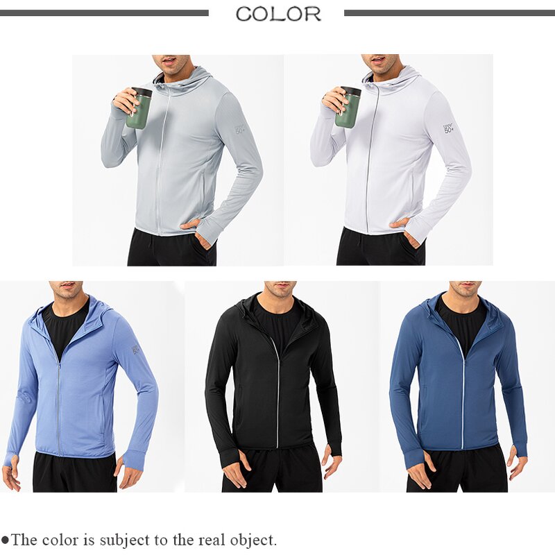 Sun Protection Hoodie Supplier - UPF 50 Long-Sleeved Thin Breathable Jacket