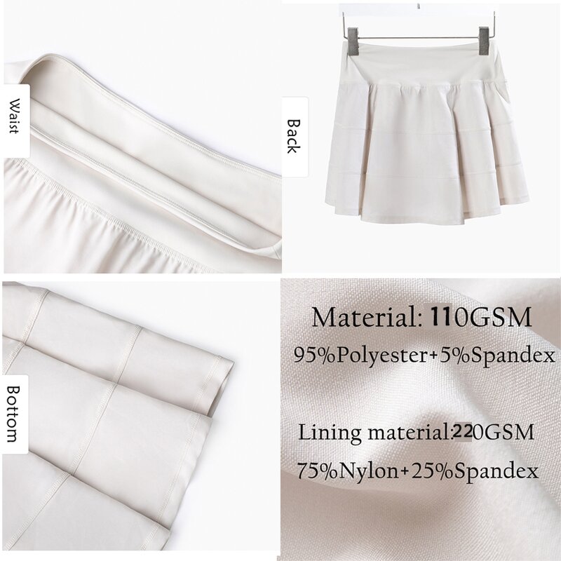 Yoga Skirt Supplier - Anti Peeping Pocket Casual Slim Short Skirt