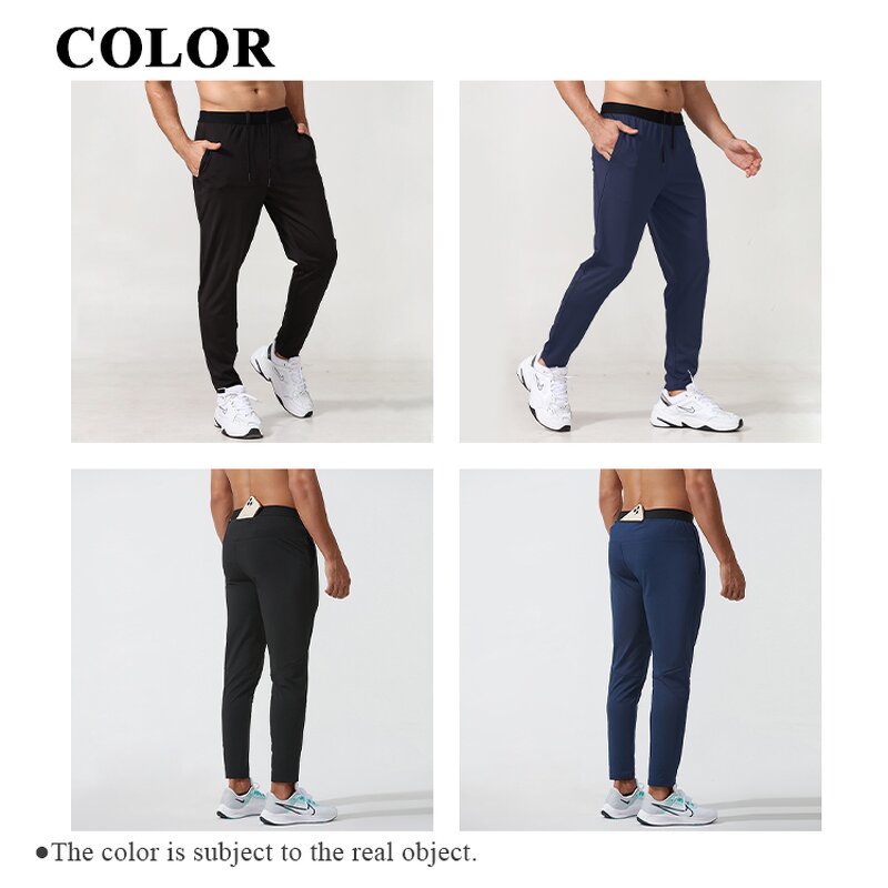 Drawstring Sweatpants Manufacturer - Quick Dry Side Back Pocket Solid Color Fitness