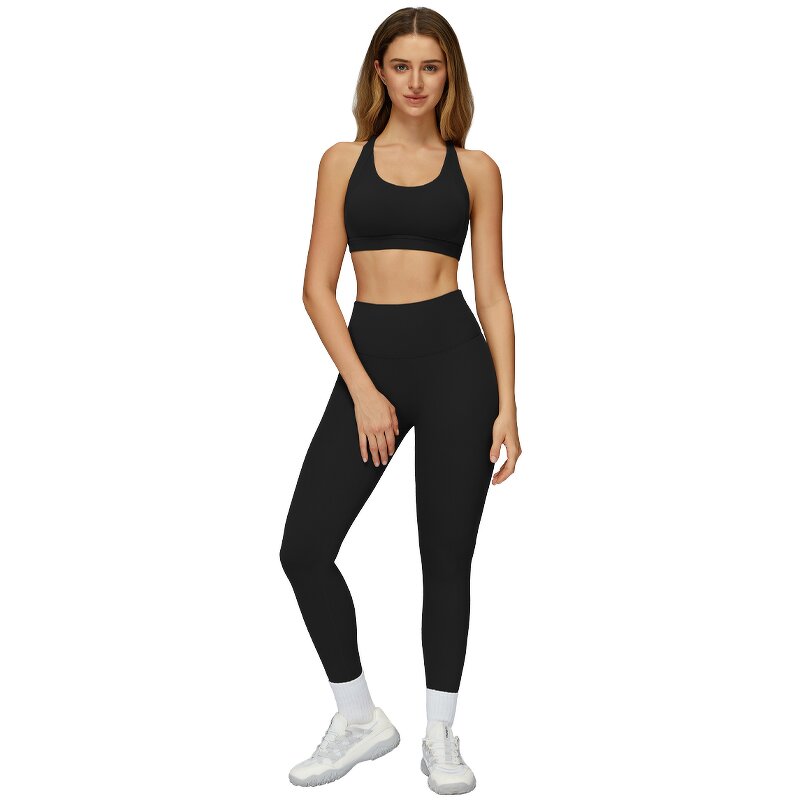 Women's Active Suit Manufacturer - Beautiful Back Bra Hip Lift Pockets Leggings