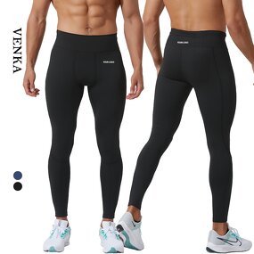 Workout Compression Pants Factory - Polyester Elastic Sport Gym Back Pockets Quick Dry