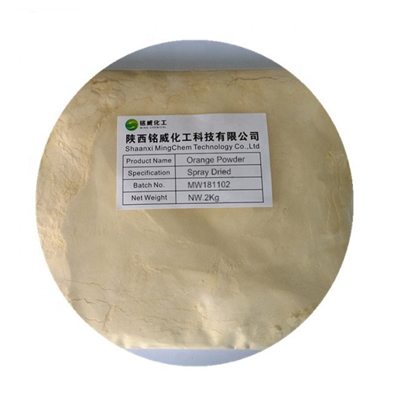 Pure Natural Spray Dried Sweet Orange Powder Orange Juice Powder