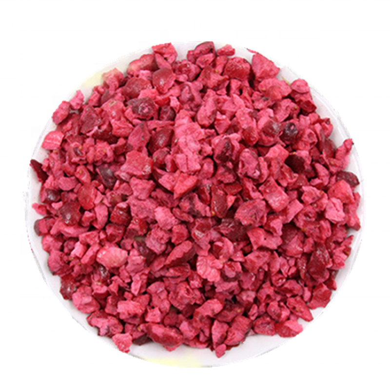 High Quality 3~8mm Pure Natural Freeze Dried Raspberry Granules