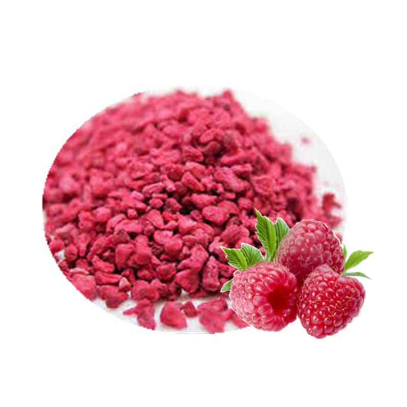 High Quality 3~8mm Pure Natural Freeze Dried Raspberry Granules