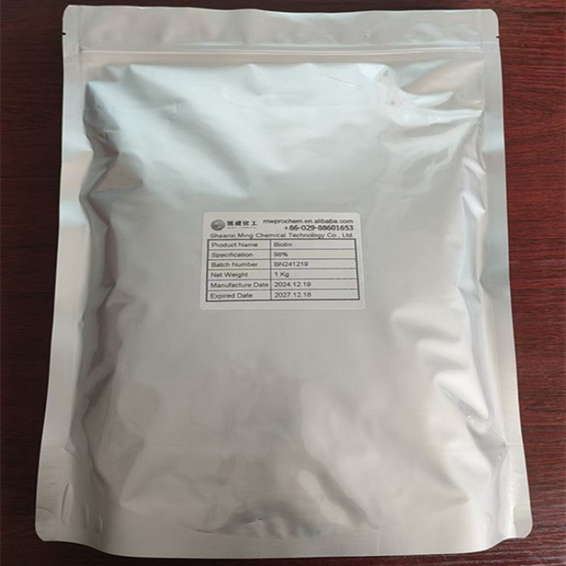 Bulk Vitamin B7 CAS 58-85-5 Biotin VB7 D-Biotin Vitamin H Biotin Powder