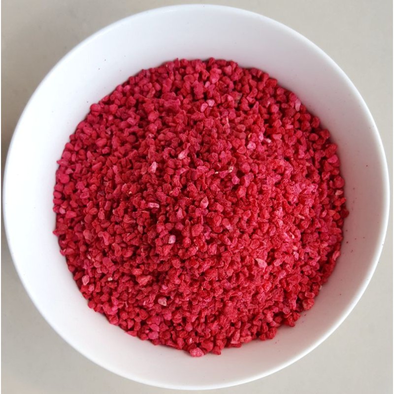 High Quality 3~8mm Pure Natural Freeze Dried Raspberry Granules