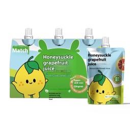 300ml 3-pack Bags of Jinhuang Flower and Pomelo Juice Beverage for Children