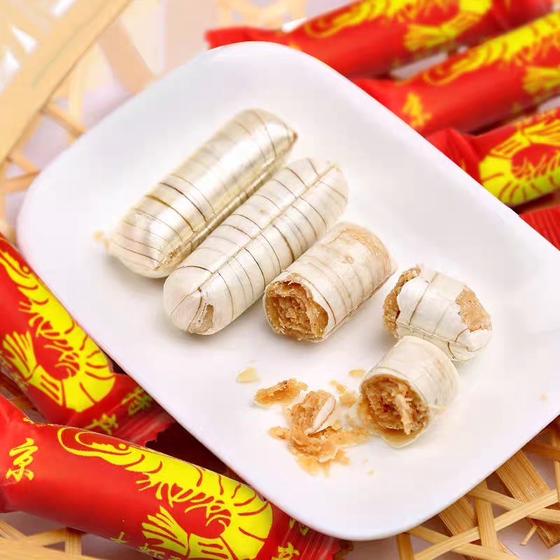 Shrimp Crisp,old Daxiasu Candy, Old-fashioned Candy, Peanut Crisp, New Year's Specialty, Bagged Candy, Wedding for the New Year