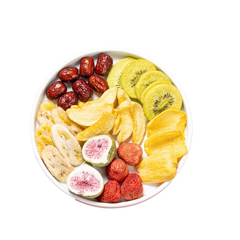 168g VF Fruit and Vegetable Crisp  Freeze-dried Fruit Dried Fruit Crisp Strawberry Crisp Dried Fig Leisure Snacks Wholesale