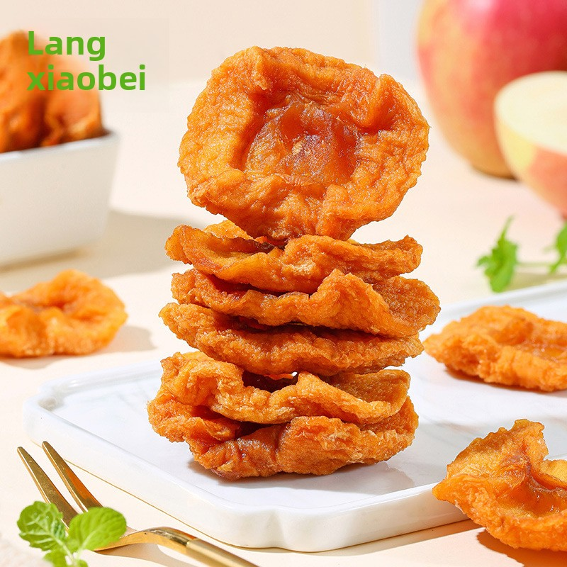 Dried Apple Snacks Three Steamed Sun-Dried Fresh Soft Glutinous Sweet Preserved Instant Styles Boxed Bulk