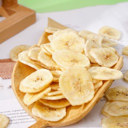 1kg Factory Custom Wholesale Fruit Vegetable CrispBanana Slices Sweet Dried Snack Bulk Packaging FD Drying Process