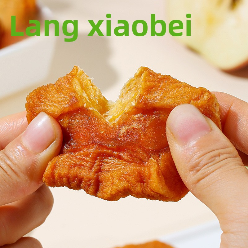 Dried Apple Snacks Three Steamed Sun-Dried Fresh Soft Glutinous Sweet Preserved Instant Styles Boxed Bulk