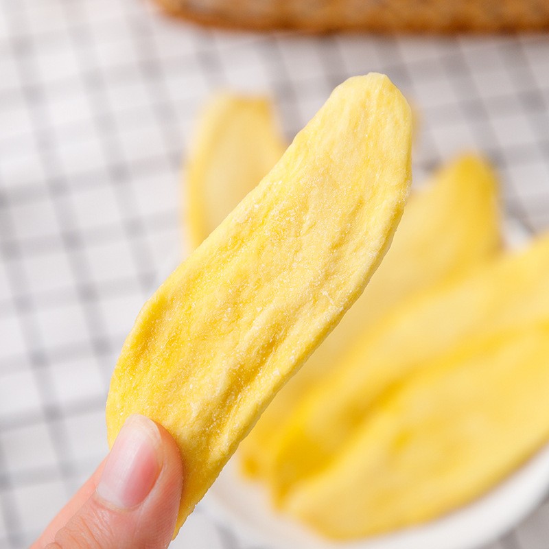 1kg Dried mango in Bulk, Thick-cut Fruit, Dried Candied Fruit, Less Sugar and No Silk Preserved Fruit As Leisure Snacks OEM