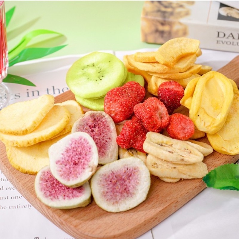 OEM VF Dry Fruit Crisp Comprehensive Fruit and Vegetable Crisp Leisure Healthy Snacks   Comprehensive Dried Fruits and Vegetable