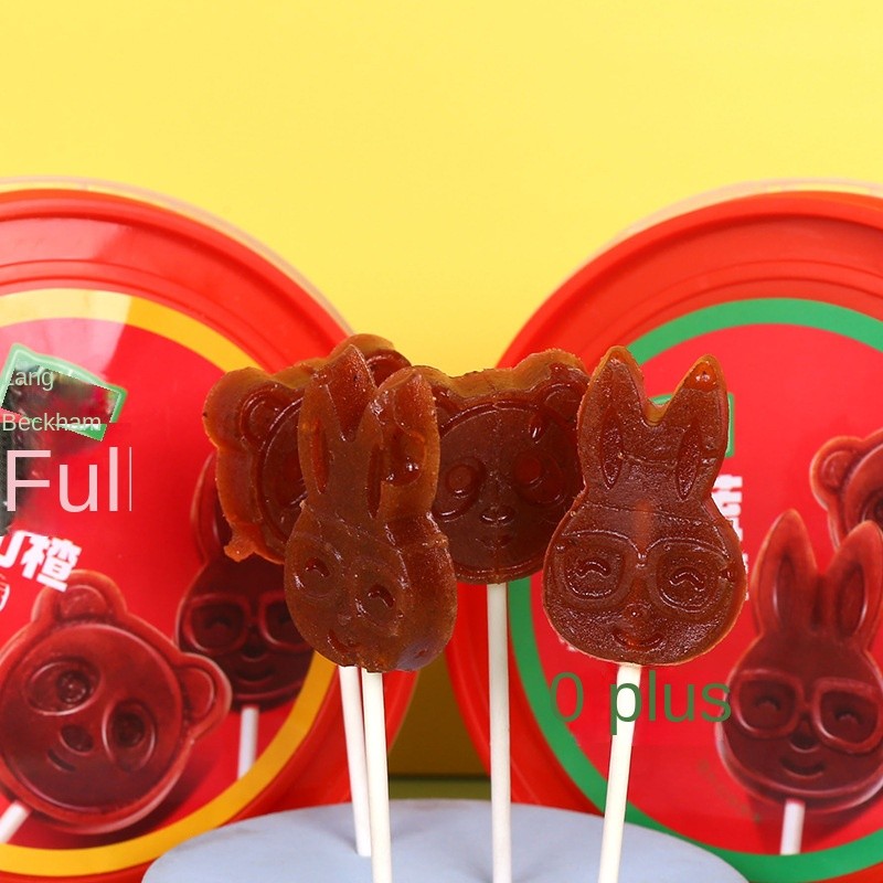 208g Chicken Giblets Flavor Hawthorn Fruit Meat Soft Stick Cartoon-Shaped Hawthorn Snack