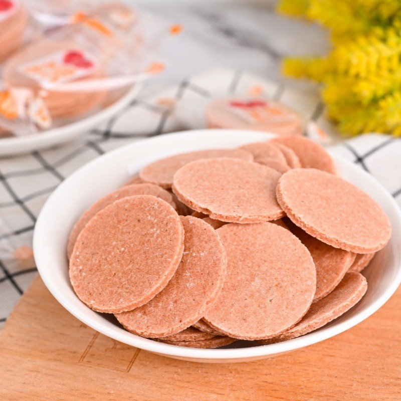 Chinese Hawthorn Slices in Small Packaging, Bulk, Dry Sweet and Sour Cake, Candied Fruit Strips, Independent Hawthorn Products