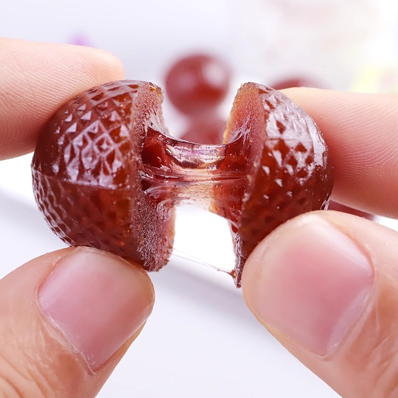 128g  Hawthorn Ball Snack Hawthorn Stick  Candy Autumn  Strawberry Flavored Independent Packaging Children's Hawthorn Snacks