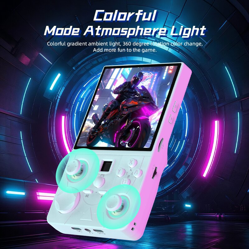 Handheld Game Console Manufacturer - DC40V 4.0 Inch IPS RGB Light Gamepad