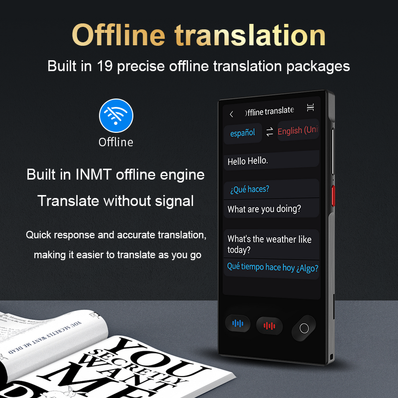 AI Translator Factory - S35 ChatGPT Support Two Way Offline Voice Translation