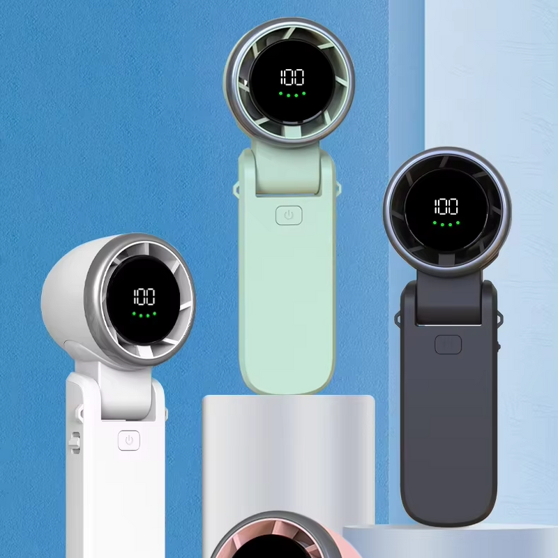 Handheld Fan Factory - 5000mAh Portable Rechargeable Turbo Fan with Type-C