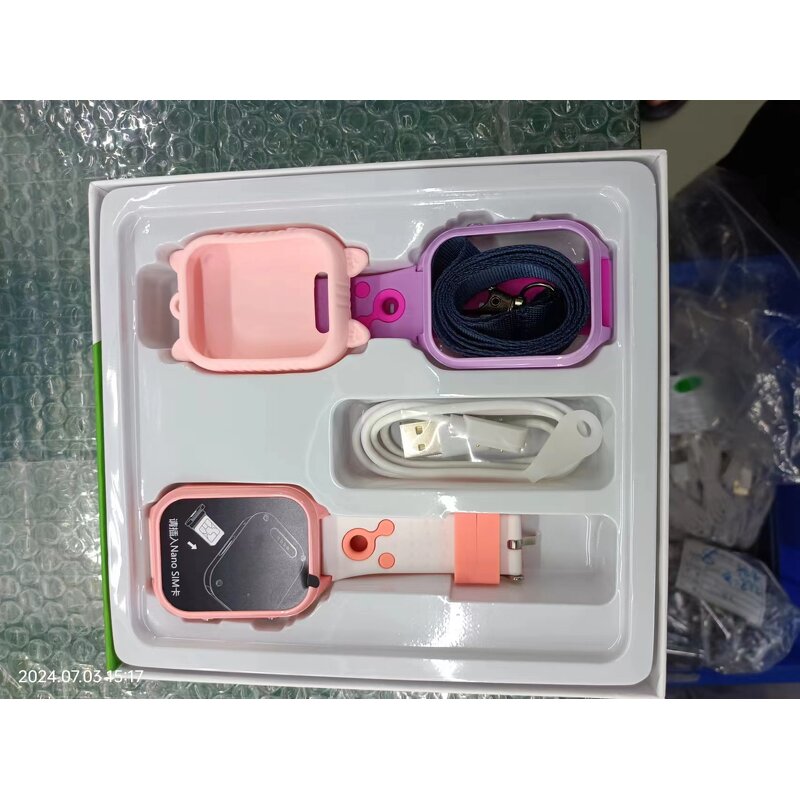 4G Kids Smartwatch Factory - LT56E Double Straps Camera GPS SIM Card