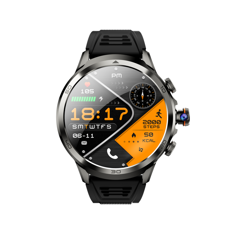4G Smart Watch Factory - H19 1.95inch AMOLED Retractable Rotating Camera