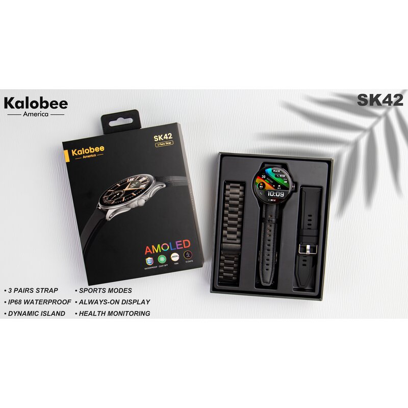 Smart Watch Manufacturer - SK42 Amoled IP68 Waterproof Women Men Watch