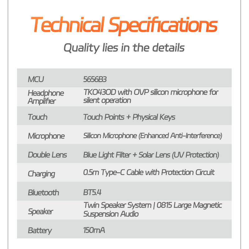 Smart Glasses Manufacturer - V3 Music Video Recording AI Everything Recognition