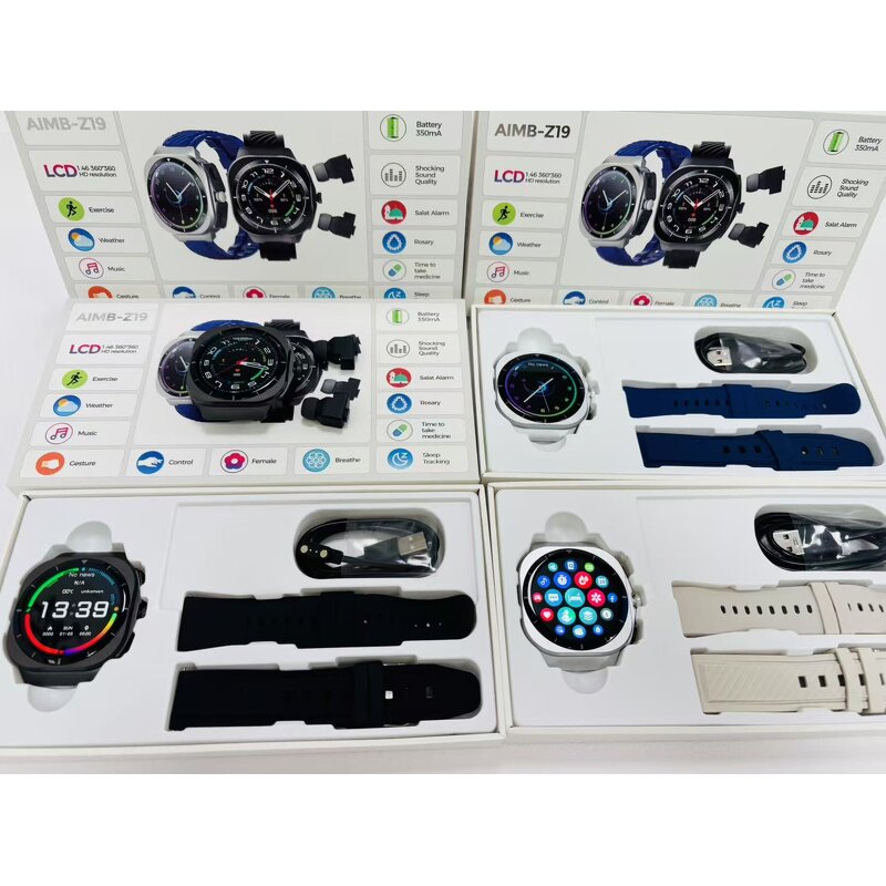 Fitness Watch Factory - Z19 Waterproof Sport Watch with Earbuds