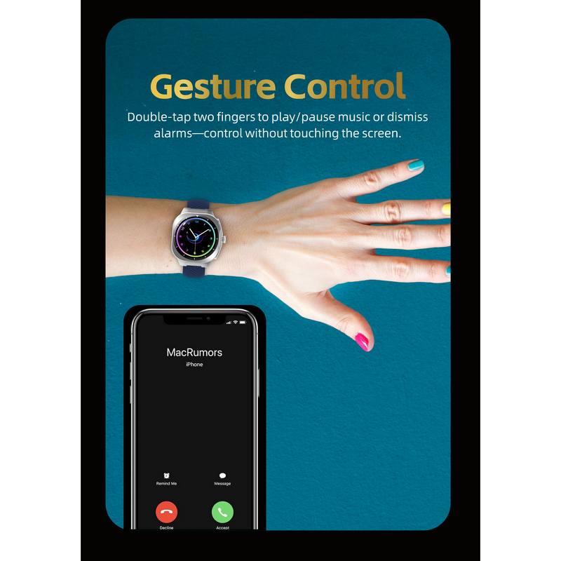 Smart Watch Factory - Z19 TWS 2 Straps BT Music Call Fitness Tracker