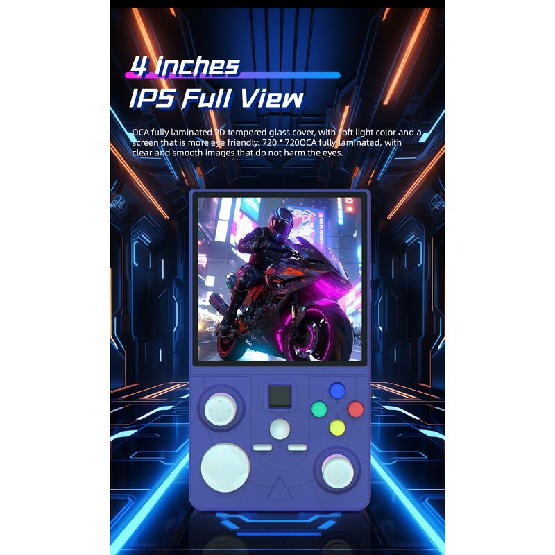 Game Console Factory - DC40V 4 Inch IPS Open Source with Vibration Motor