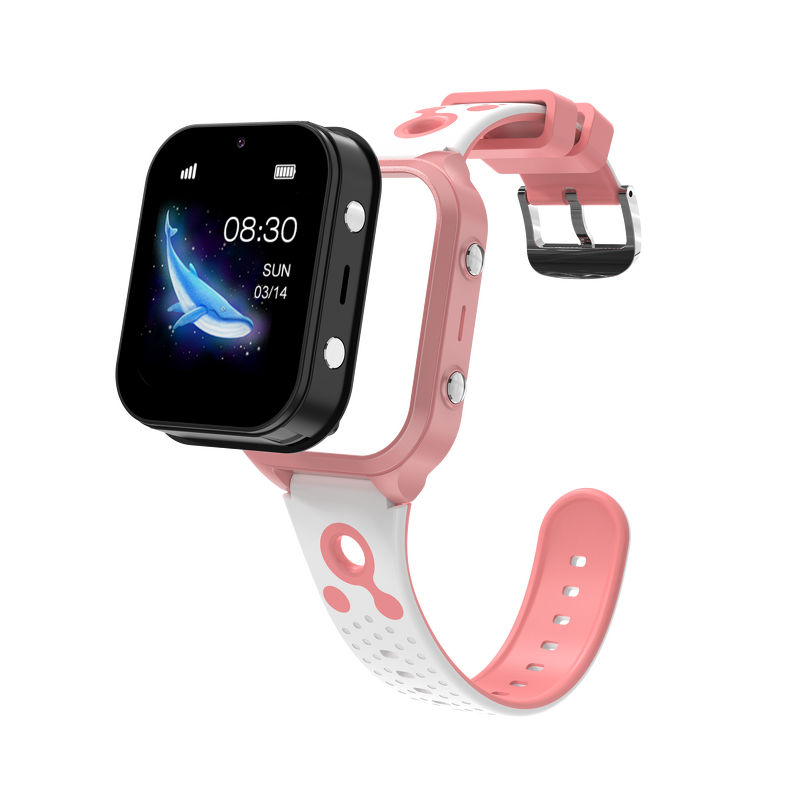 4G Kids Smartwatch Factory - LT56E Double Straps Camera GPS SIM Card