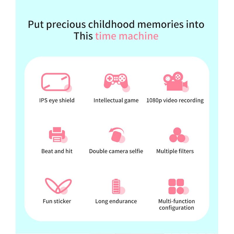 Kids Camera Factory - Printing Digital Instant Camera for Children Toys