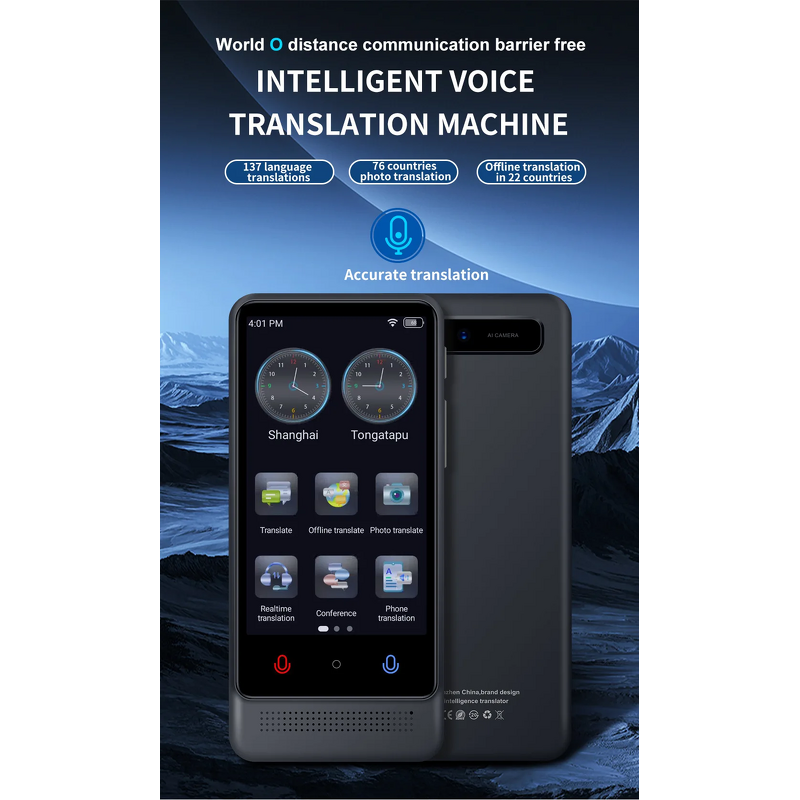 Voice Translator Factory - M12 22 Offline 137 Online Real Time Translator