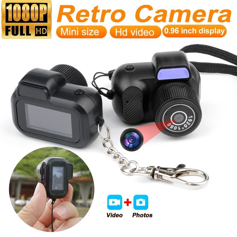 Mini Digital Camera Manufacturer - OEM Kids Retro Camera Keychain with Screen