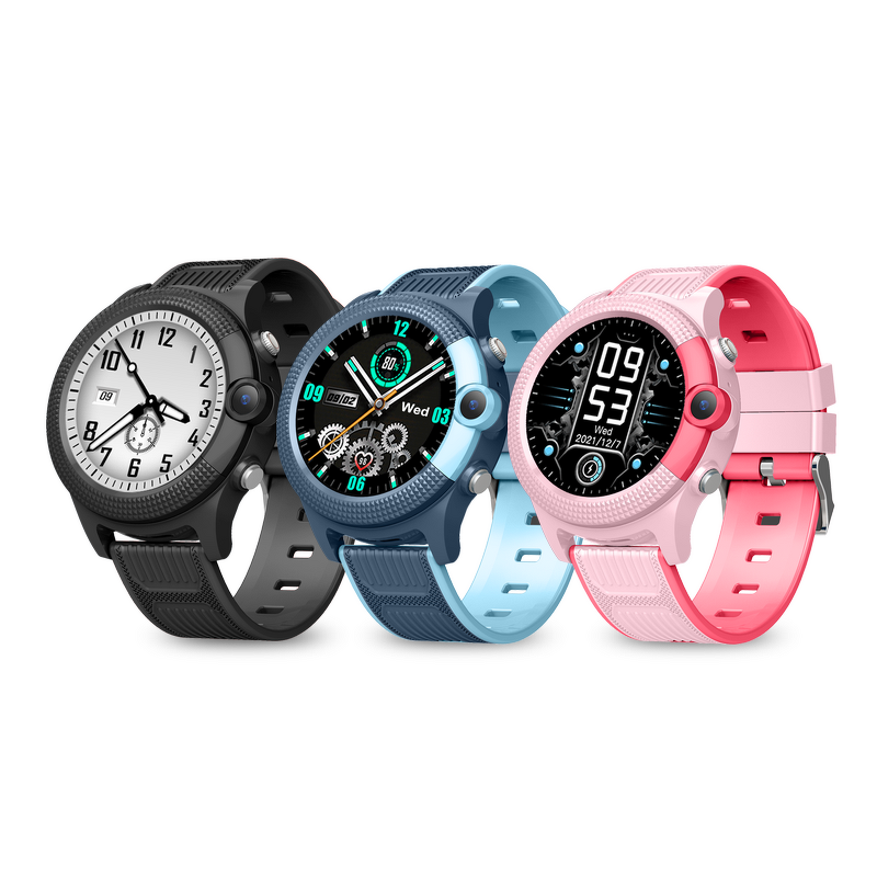 Kids Smart Watch Factory - 2025 D36 1.28Inch Round Screen GPS SOS 4G