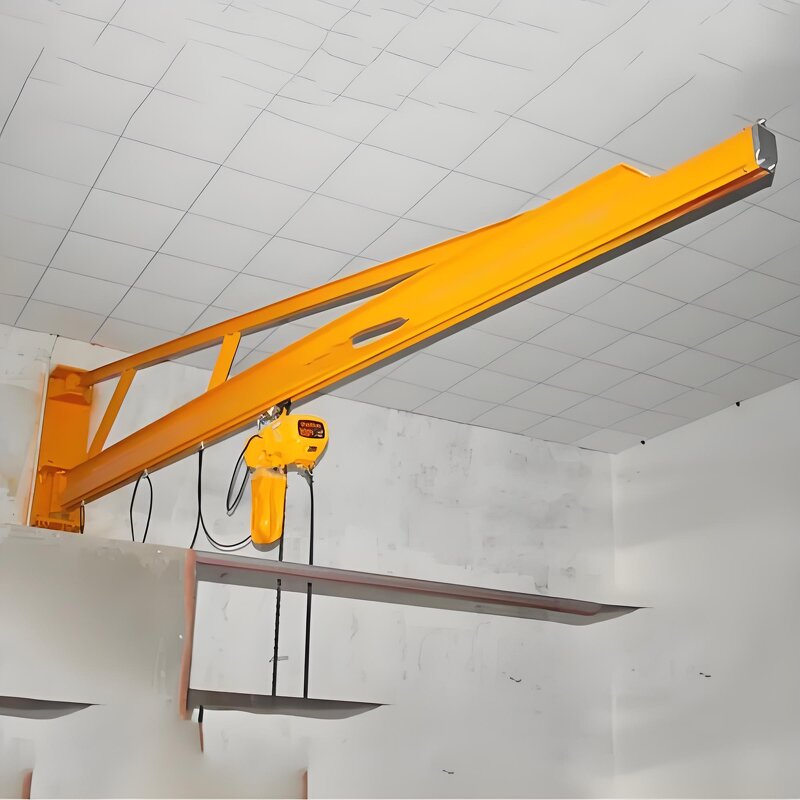 Wall Bracket Jib Crane Supplier - 3 Ton Electric Hoist Swivel Hook