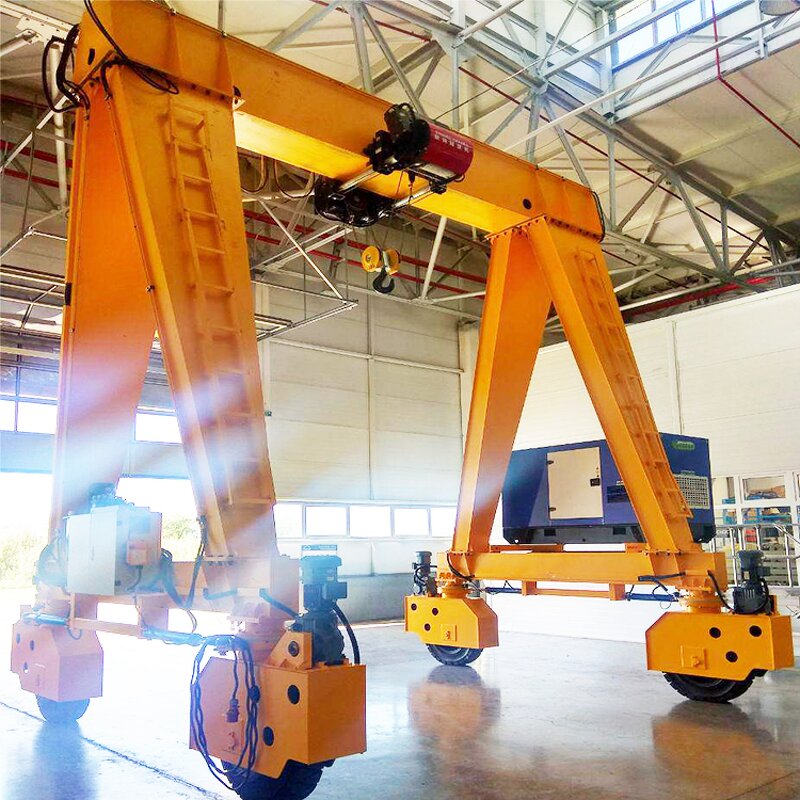 Rubber Tire Gantry Crane Manufacturer - 50 Ton CE Certified Movable RTG
