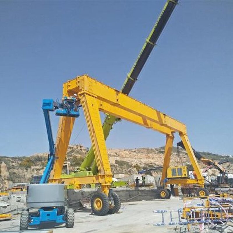 Rubber Tyre Gantry Crane Factory - 25 Ton 20m Span High Performance
