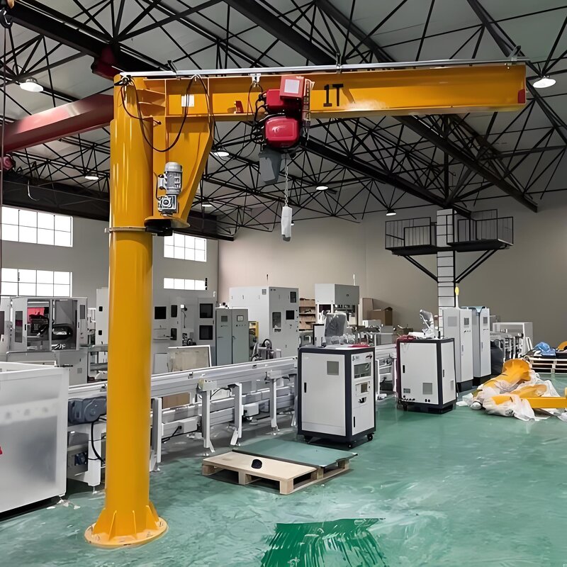 Cantilever Jib Crane Supplier - 1-2 Ton 360° Swing Arm Warehouse