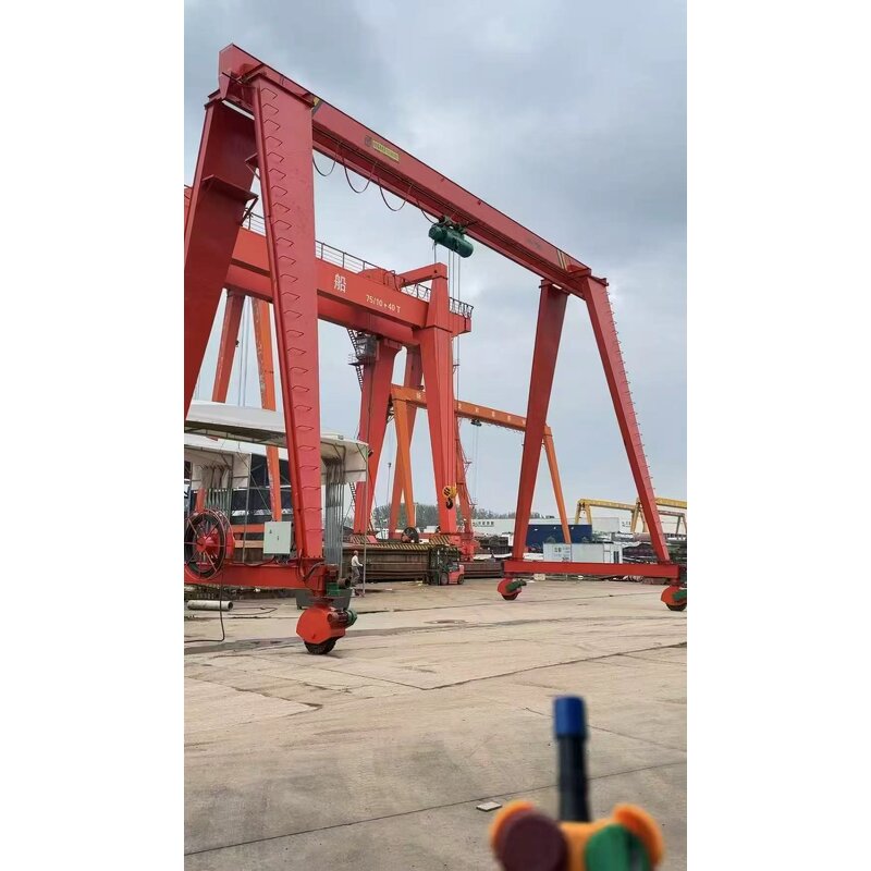 Rubber Tire Gantry Crane Supplier - 20 Ton Electric Control Construction