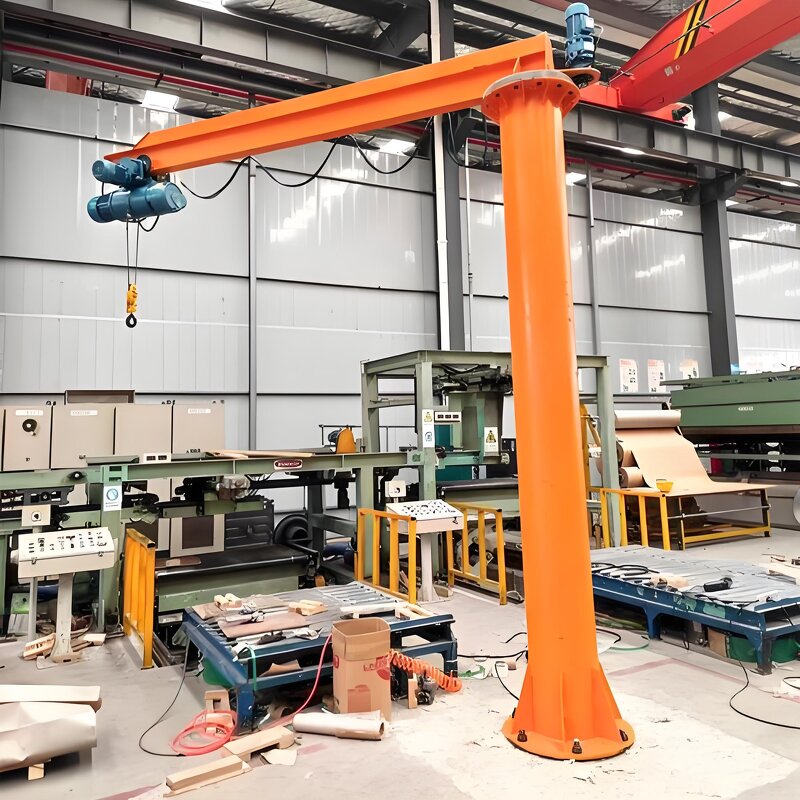 Cantilever Jib Crane Supplier - 1-2 Ton 360° Swing Arm Warehouse