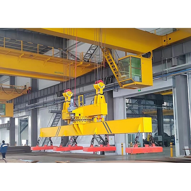 Double Beam Bridge Crane Factory - 16 Ton QC Model Magnet Workshop Custom