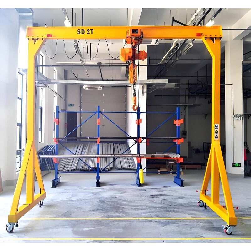 Indoor Gantry Crane Factory - 1-5 Ton Small Workshop Portable
