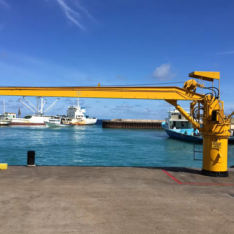 Ship Deck Crane Supplier - 2-10 Ton Telescopic Boom Marine for Sale