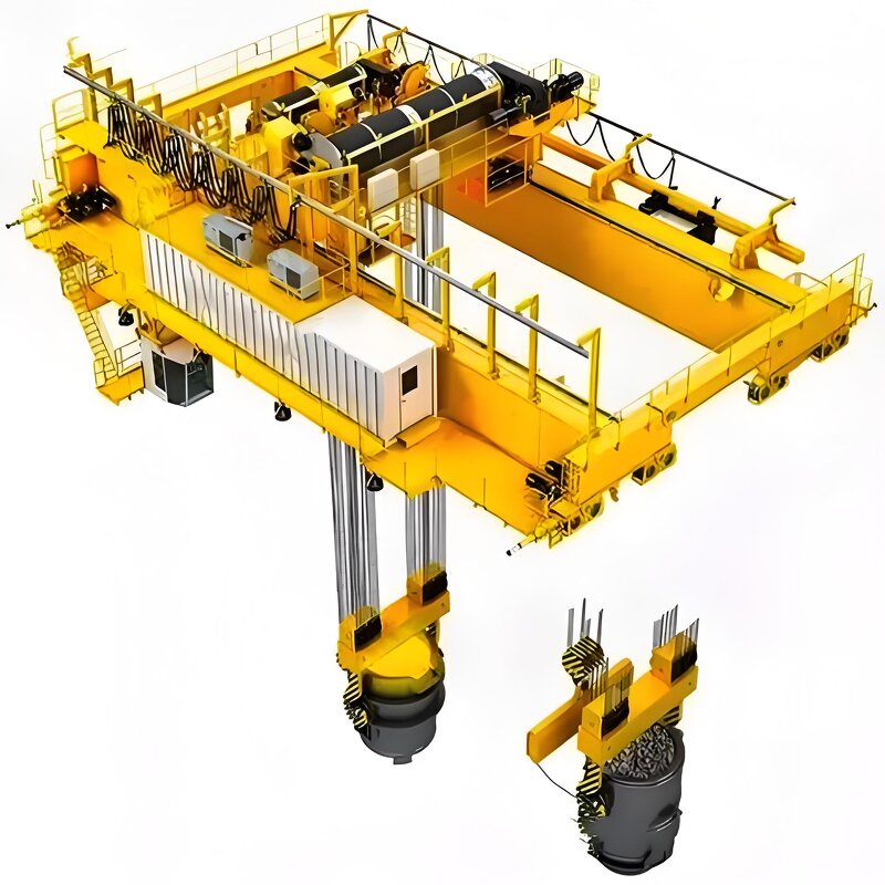 Double Girder Overhead Crane Factory - YZ Model Metallurgical Foundry