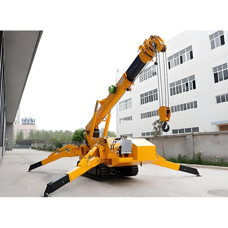 Knuckle Boom Spider Crane Factory - 1-8 Ton Crawler Electric Man Basket